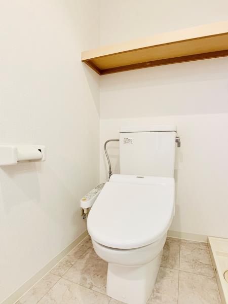 トイレ　ゆったりとした空間のトイレです