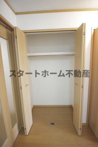収納　たっぷりとした収納スペースです