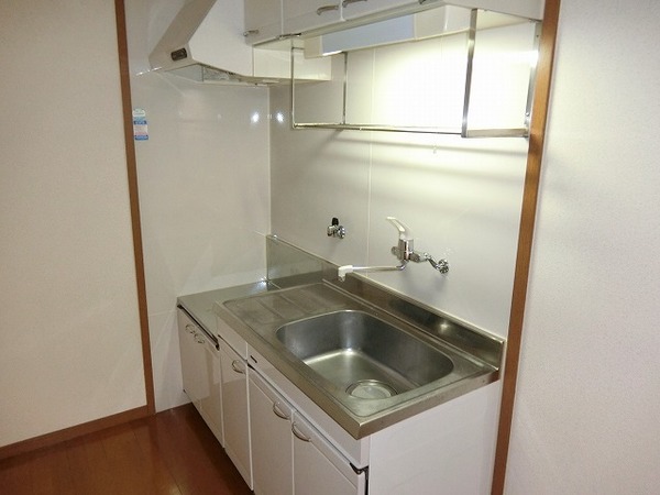 キッチン　２口コンロ設置可！