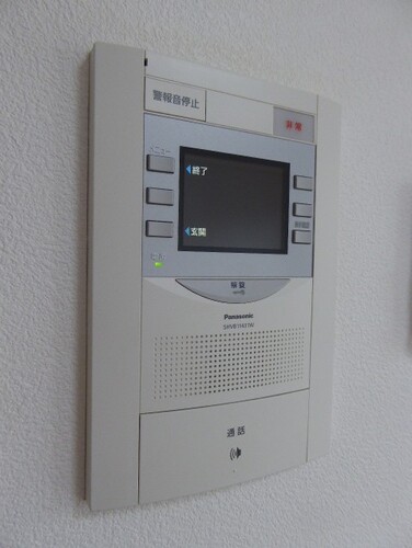 セキュリティ　ＴＶモニター付インターホン　※前回募集時2024年6月の写真