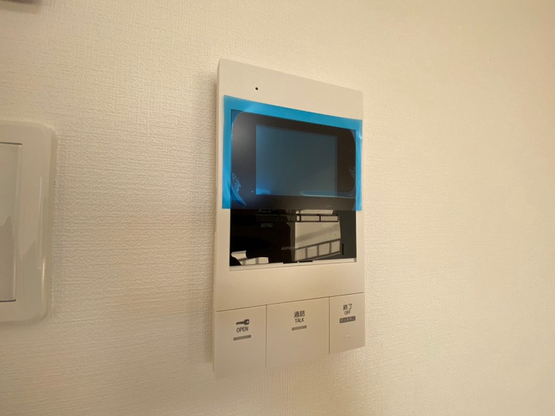 セキュリティ　インターホンで来客確認ができます。安心ですね。