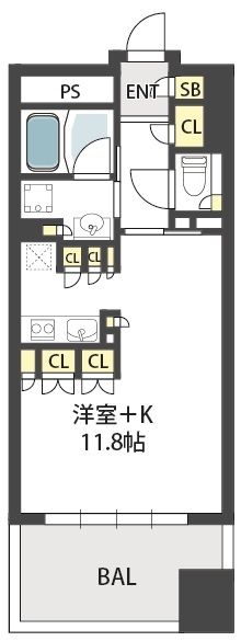 ガリレオ新町の間取り写真