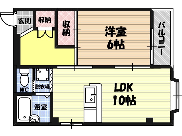 都ハイツの間取り写真