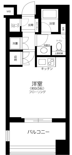オーベル馬込iLの間取り写真