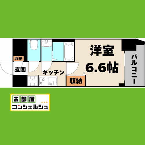 シーズンフラッツ千種の間取り写真
