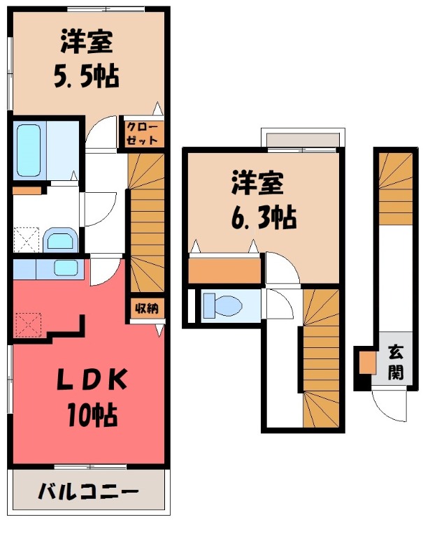 パルタージュの間取り写真