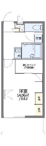 レオパレス南道伯の間取り写真