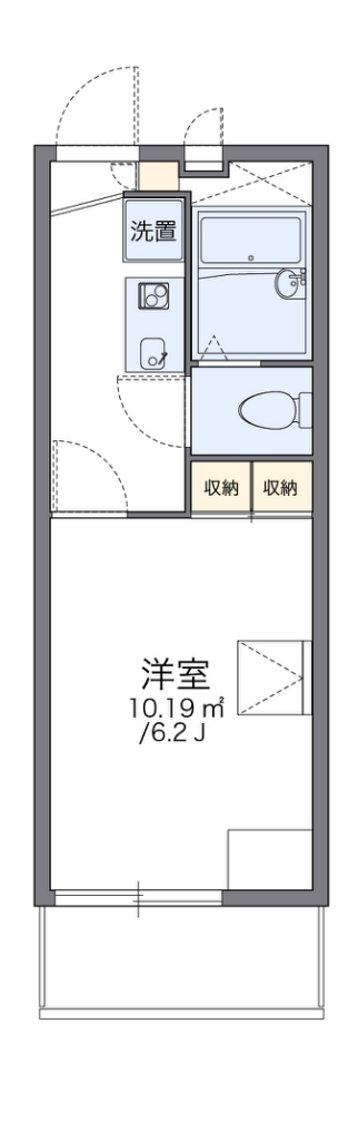 レオパレスアベンタ神武の間取り写真