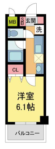 レスター夙川の間取り写真