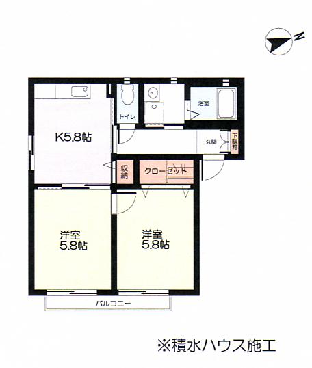 アイリス東橋本の間取り