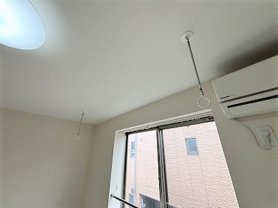 その他設備　室内洗濯物干し