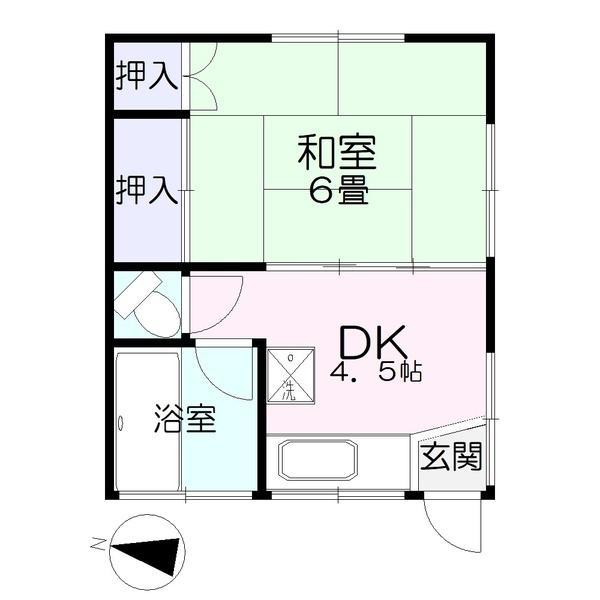 平沢第2コーポの間取り