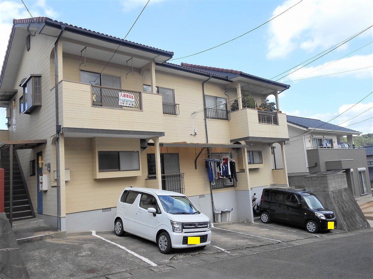 【永川ハイツの駐車場】