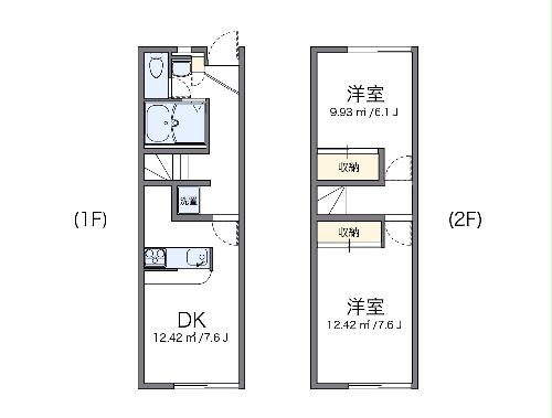 レオパレス清水の間取り