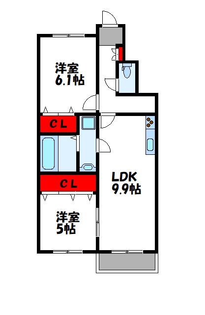 ソレイユの間取り