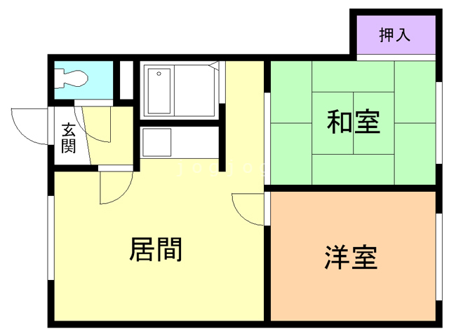 ハイグレード１９の間取り