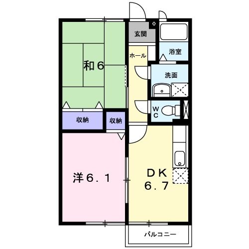 ラメールの間取り