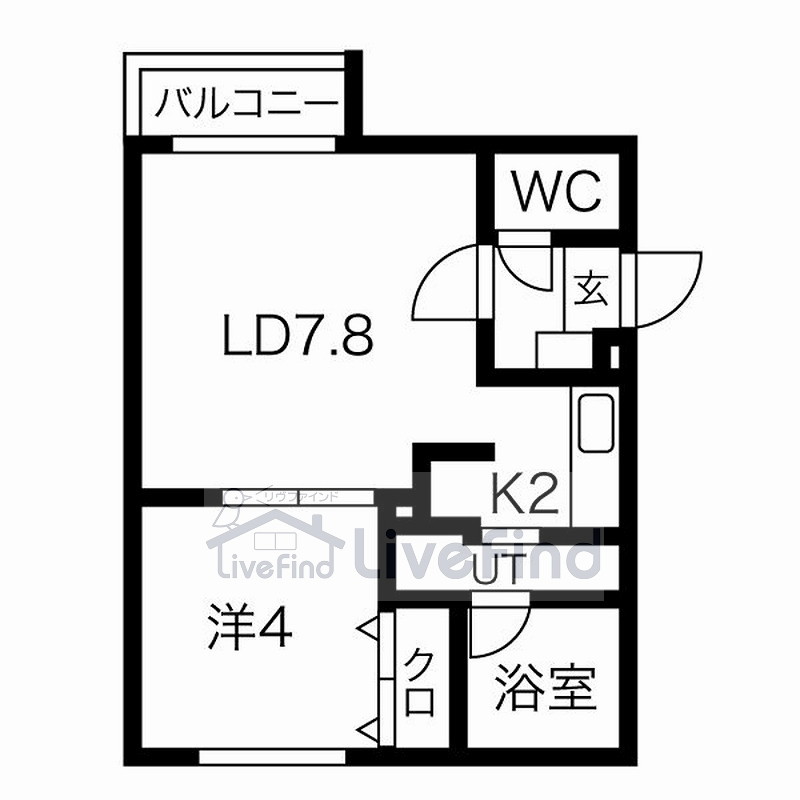 北海道札幌市南区澄川一条２（マンション）の賃貸物件の間取り