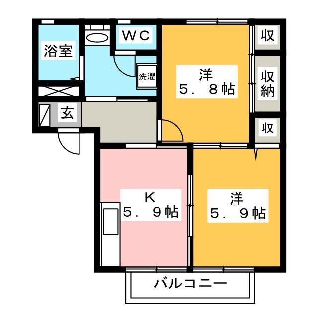 ハシマ．Ｔ．ハウスの間取り