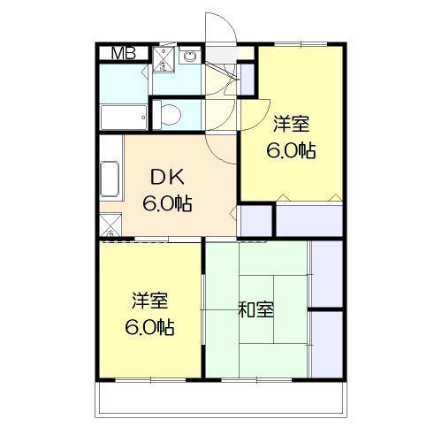 【サンフラワー東町の間取り】