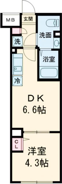 ラフィスタ豪徳寺の間取り