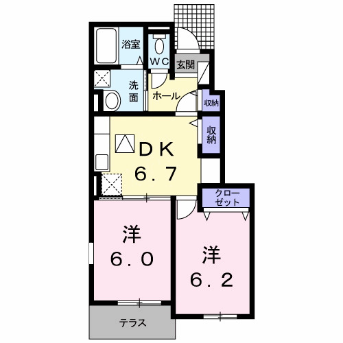 シャルムの間取り