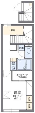 レオパレスマーブルの間取り