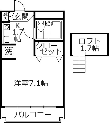 クラウンロイヤルの間取り