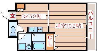 ウエストパーク支倉の間取り