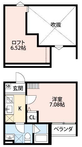 リッケ花園の間取り