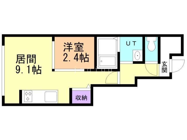 シェーンフラット富丘の間取り