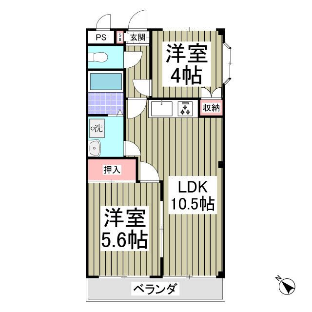 メゾンエクセルの間取り