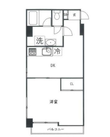 杉並区西荻南のマンションの間取り