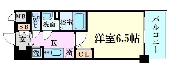 プレサンス梅田北オールの間取り