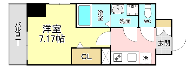 北九州市小倉北区真鶴のマンションの間取り