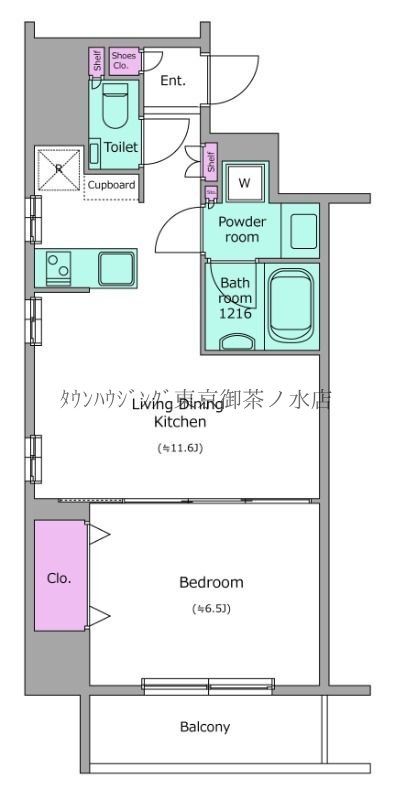 レジディア神田岩本町IIの間取り