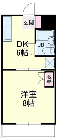 マンションカトレアIの間取り