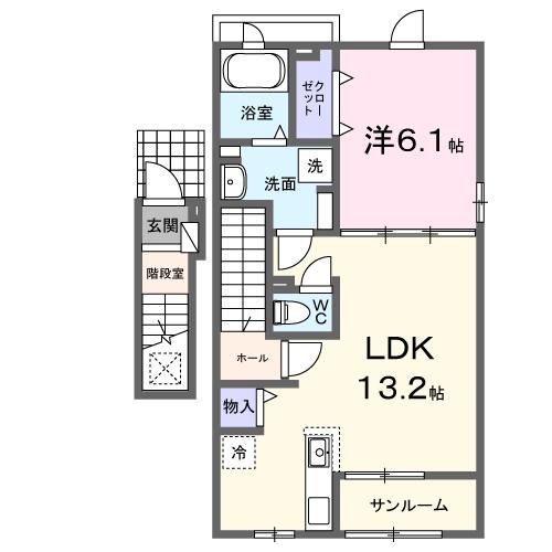 ティアレ　Iの間取り