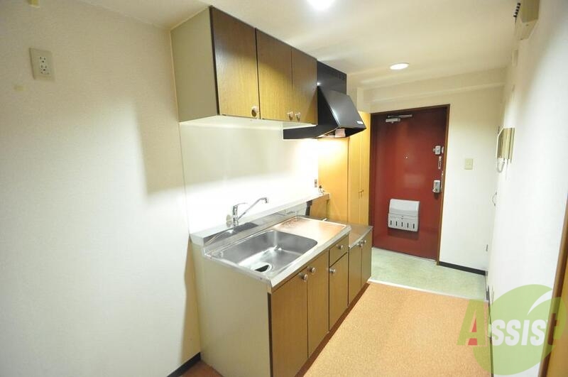 キッチン　お料理好きに嬉しいガスキッチン、使い勝手もよく収納もバッチリ