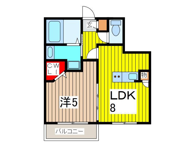 クレアコート川口の間取り