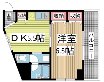 三雄ビルトの間取り