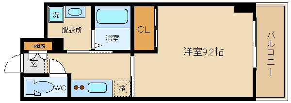 藤井寺市春日丘のマンションの間取り