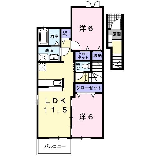 ネオ・アースＢの間取り