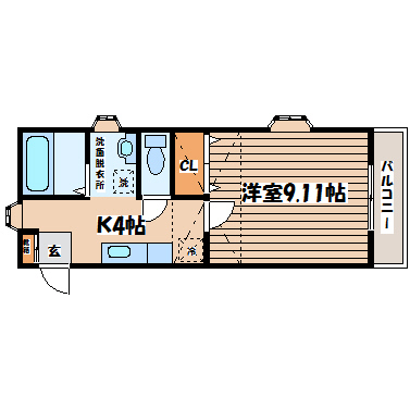 シエル荒井Iの間取り