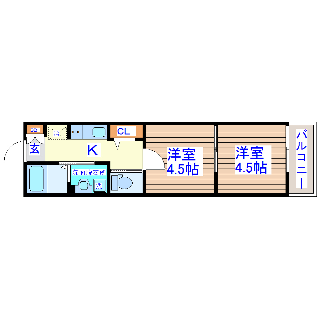 ソルテラ土樋の間取り