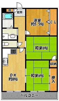 グリーンヒルIIIの間取り