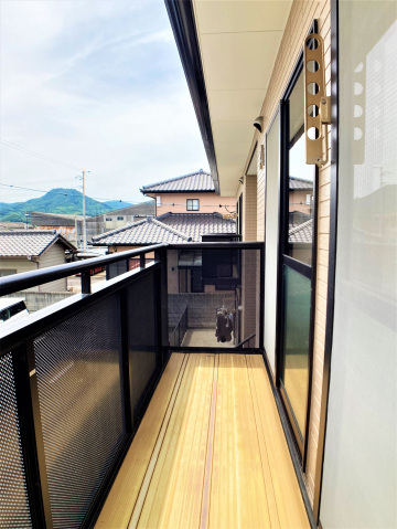 【フォブール鶴見Ａのバルコニー】