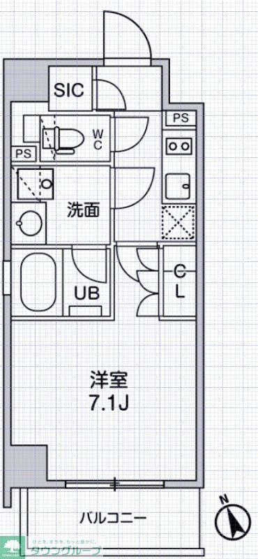 シーズンフラッツ本所吾妻橋の間取り