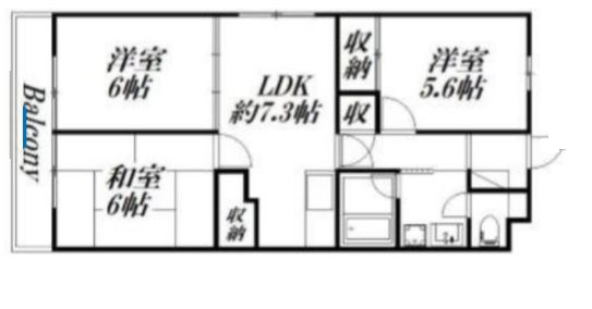 コンフォール(和田町)の間取り