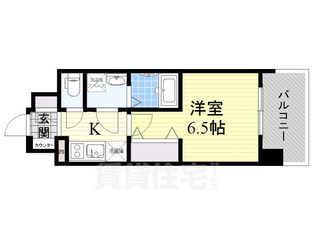 レジュールアッシュ淡路駅前の間取り